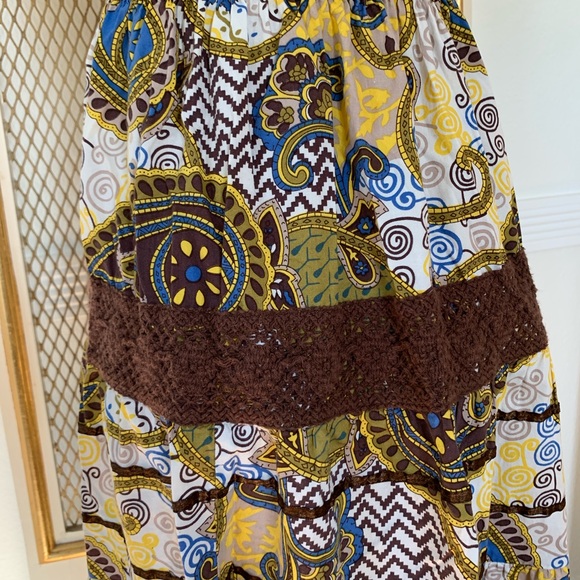 She's Cool Boho Tube Top Strapless Peasant-Large - Picture 7 of 8